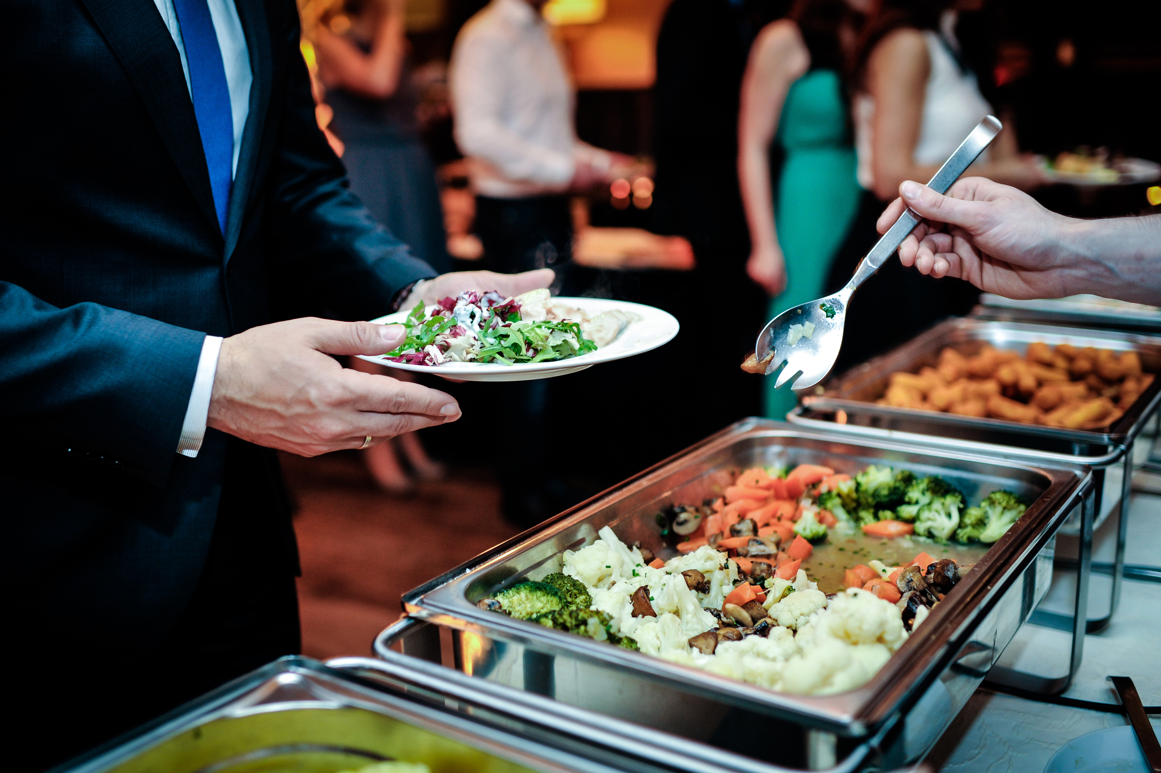 Catering in der Stadthalle bei Andreas